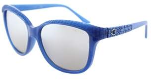 GUESS Gu 7401 87c 56mm Shiny Turqouise Square Sunglasses