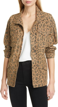 frame cheetah coat