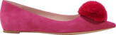 Thumbnail for your product : Kate Spade Amour Suede Pom Ballerina Flats