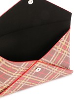 Thumbnail for your product : Vivienne Westwood Checked Envelope Clutch