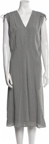 Lewit Plaid Print Midi Length Dress w/ Tags