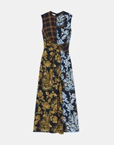 Thumbnail for your product : Lafayette 148 New York Collaged Prints Crepe Twisted Waist Dress