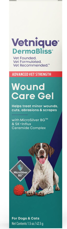 Vetnique Labs Vetnique DermaBliss Vet Strength Antibacterial Wound Care Gel for Dogs & Cats, 1.5 oz