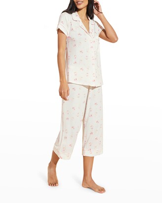 Eberjey Gisele Tencel Cropped Pajama Set