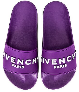 Givenchy Paris Logo Slides - ShopStyle Sandals