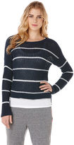 Thumbnail for your product : C&C California Long sleeve boat neck sweater