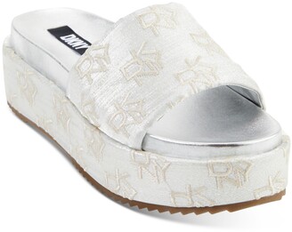 dkny platform sandals