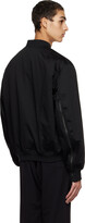 Thumbnail for your product : 424 Black Zip Pocket Bomber