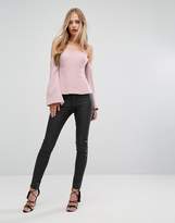 Thumbnail for your product : Forever New Going Out Structured Corset top with Long Sleeves