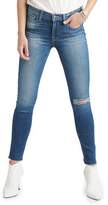 Thumbnail for your product : Hudson Nico Mid-Rise Raw-Hem Ankle Skinny Jeans