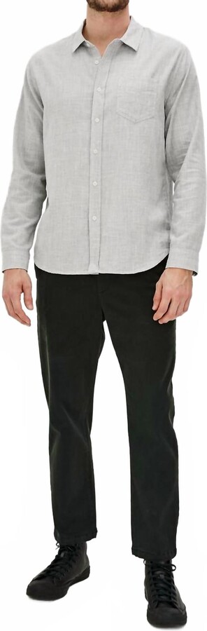 Rails Wyatt Shirt In Platinum Etch