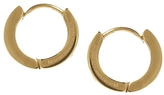 Thumbnail for your product : Maria Francesca Pepe Encrusted Gold Hoop Earrings