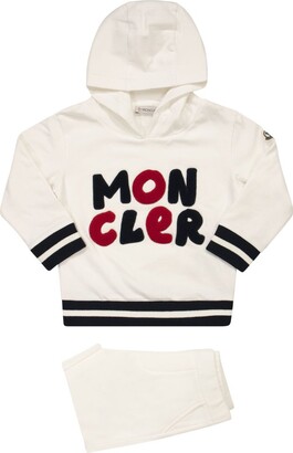 Moncler Enfant Logo-Embroidered Stretched Tracksuit Set