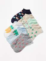 Thumbnail for your product : Old Navy Printed Ankle Socks 7-Pack for Women