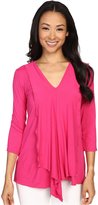 Thumbnail for your product : Miraclebody Jeans Cerise Asymmetric Top w/ Body-Shaping Inner Shell