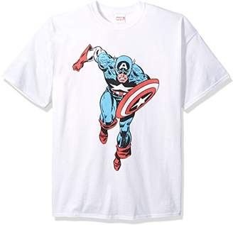 Marvel Men's Retro Captain America T-Shirt