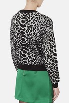 Thumbnail for your product : Topshop Quilted Animal Spot Sweater