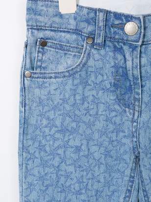 Stella McCartney Kids star print jeans