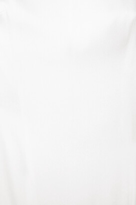 Galvan Hampshire Satin-crepe Gown - White