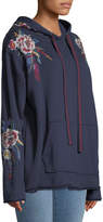 Thumbnail for your product : Johnny Was Plus Size Darielle Embroidered Hoodie Sweatshirt