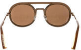 Thumbnail for your product : Elizabeth and James Mirrored Aviator Sunglasses