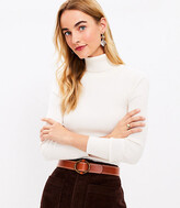 Thumbnail for your product : LOFT Petite Ribbed Turtleneck Sweater
