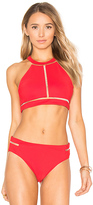 Thumbnail for your product : Alexander Wang T by Fish Line Detail Bikini Top