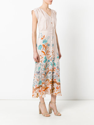 Twin-Set floral print dress - women - Silk - 40