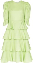 Thumbnail for your product : Batsheva Spring Tiered Ruffle Midi Dress