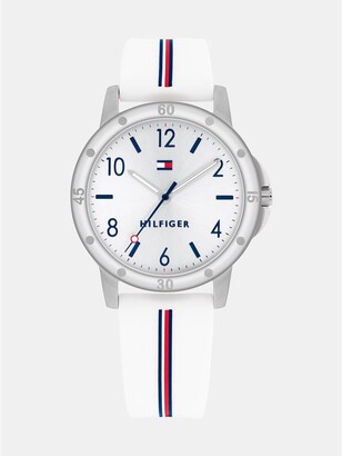 Tommy Hilfiger TH Kids Sport Watch with White Silicone Strap