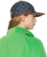 Thumbnail for your product : Gucci Blue GG Baseball Cap
