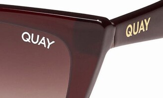 Quay Call The Shots 54mm Gradient Cat Eye Sunglasses