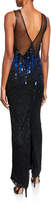 Thumbnail for your product : Mona Sequin Sleeveless Column Gown