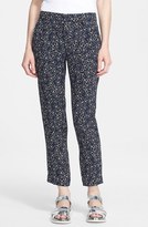 Thumbnail for your product : A.L.C. 'Levin' Wallflower Print Silk Pants