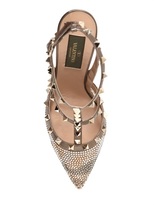 Thumbnail for your product : Valentino 100mm Rockstud Swarovski Pumps