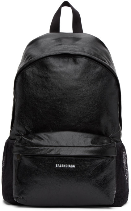 balenciaga black backpack