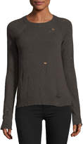 Thumbnail for your product : Bailey 44 Cinderella Long-Sleeve Distressed Pullover Sweater