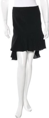 Valentino Knee-Length Ruffled Skirt