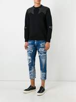 Thumbnail for your product : DSQUARED2 Tomboy patchwork distressed jeans