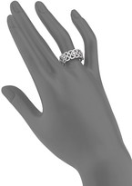 Thumbnail for your product : De Beers Jewellers Enchanted Lotus Diamond & 18K White Gold Band Ring