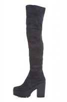 Thumbnail for your product : AX Paris Over The Knee Chunky Heeled Boot