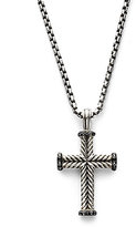 Thumbnail for your product : David Yurman Diamond Cross Necklace
