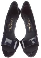 Thumbnail for your product : Chanel CC d'Orsay Pumps