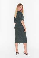 Thumbnail for your product : Nasty Gal Womens Shine of Your Life Plus Midi Dress - Green - 24