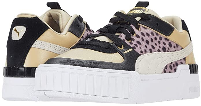 puma sneakers khaki black white