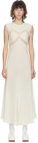 Thumbnail for your product : Simone Rocha Off-White Silk Slip Dress
