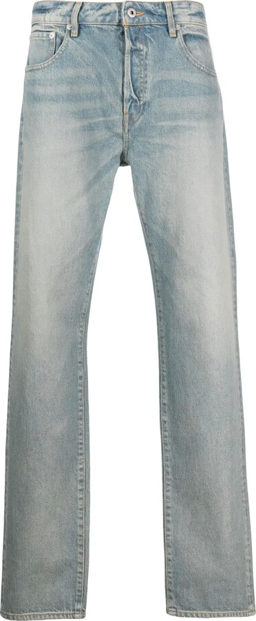Kenzo Logo-Patch Straight-Leg Trousers