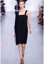 Thumbnail for your product : Chloé Organza Ruffle And Crepe Sable Dress