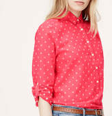 Thumbnail for your product : LOFT Tall Geo Hi-Lo Softened Shirt