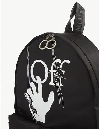 Off-White Off White Hand Painter Cotton Backpack
